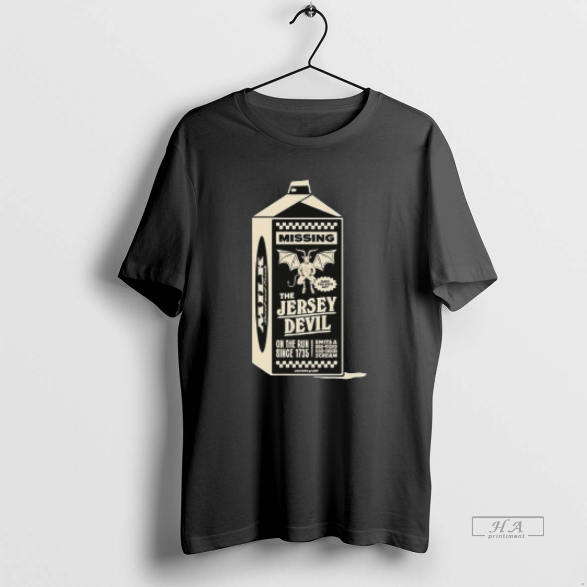 Trendy Missing The Jersey Devil On The Run Since 1735 Ceramic Ceramic And Classic Dad Cap Tee Shirt