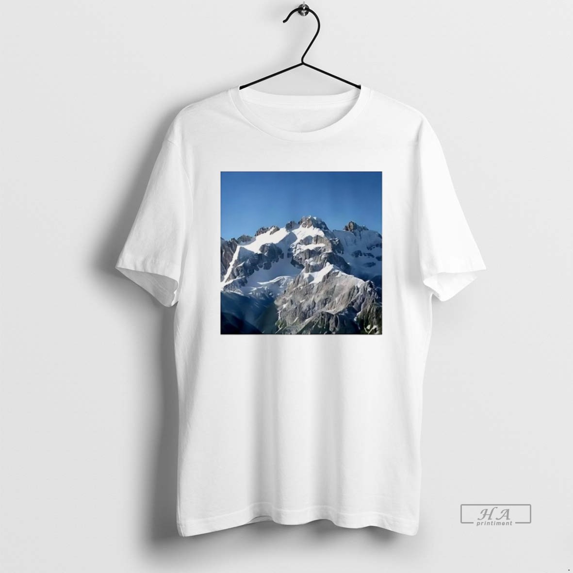 Trendy Mountler Mountain Peace Tee Shirt