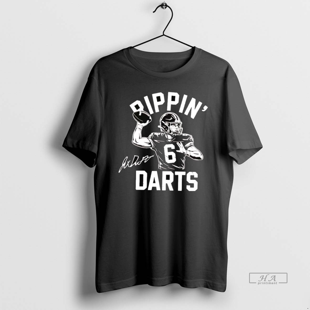 Trendy New York Giants Ripping Jaxson Dart Signature Tee Shirt