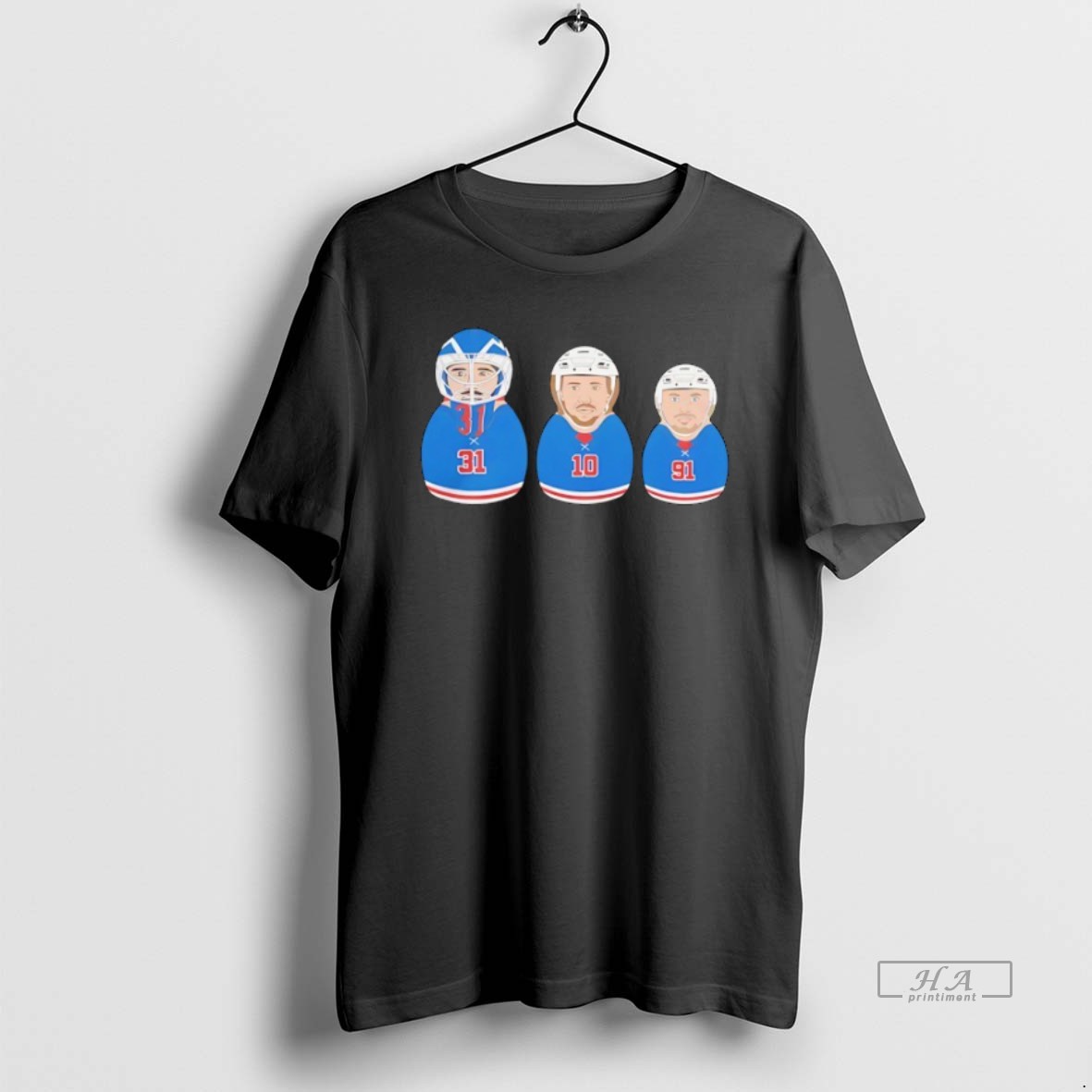 Trendy New York Rangers Russian Doll Ledends Tee Shirt
