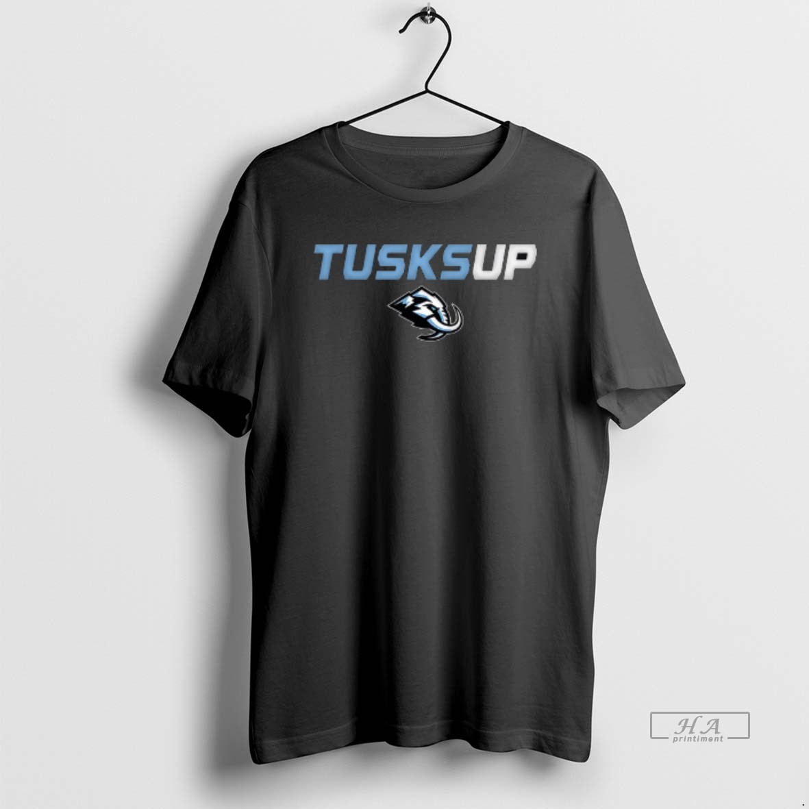 Trendy Nhl Hockey Utah Mammoth Tusk Up Logo Tee Shirt