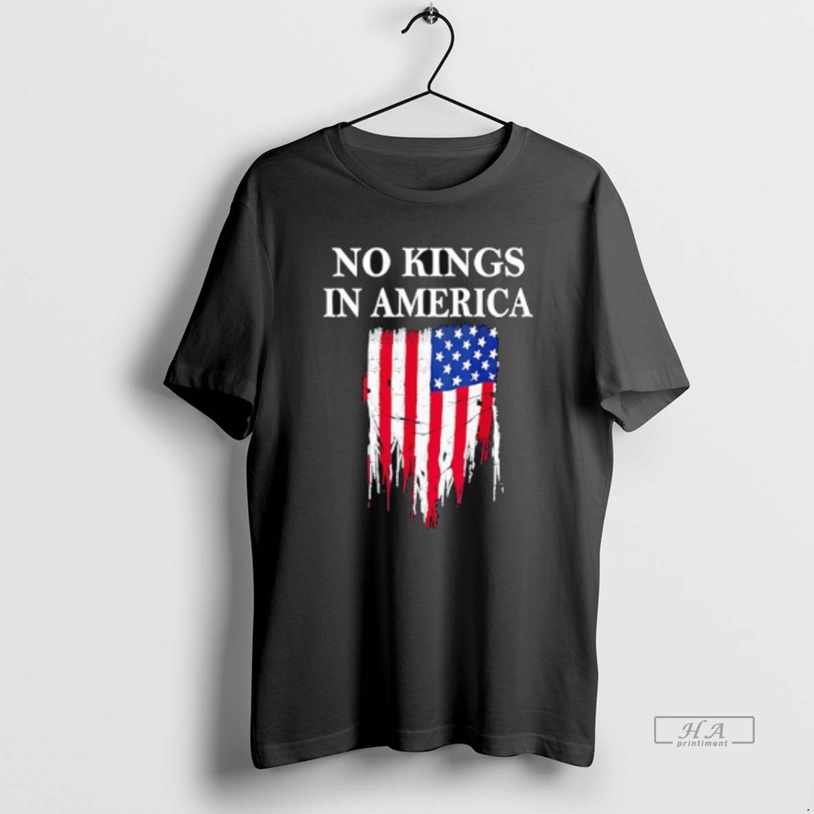 Trendy No Kings In America America Flag Vintage No Kings Tee Shirt