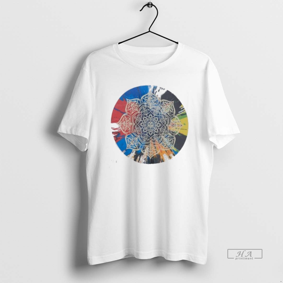 Trendy Obey Hirst Mandala Tee Shirt