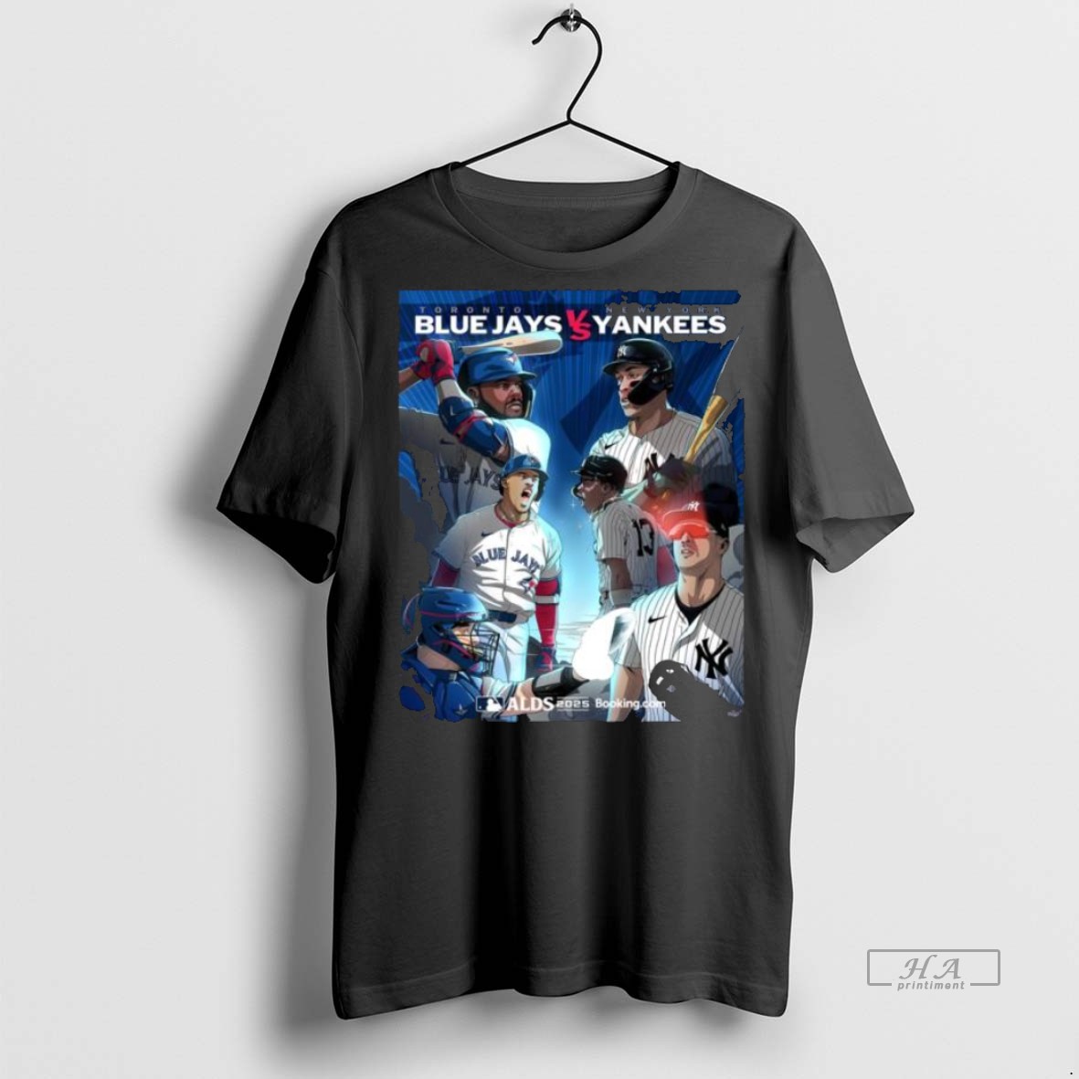 Trendy Official Alds Blue Jays Vs Yankees 2025 Art Tee Sweater Hoodie