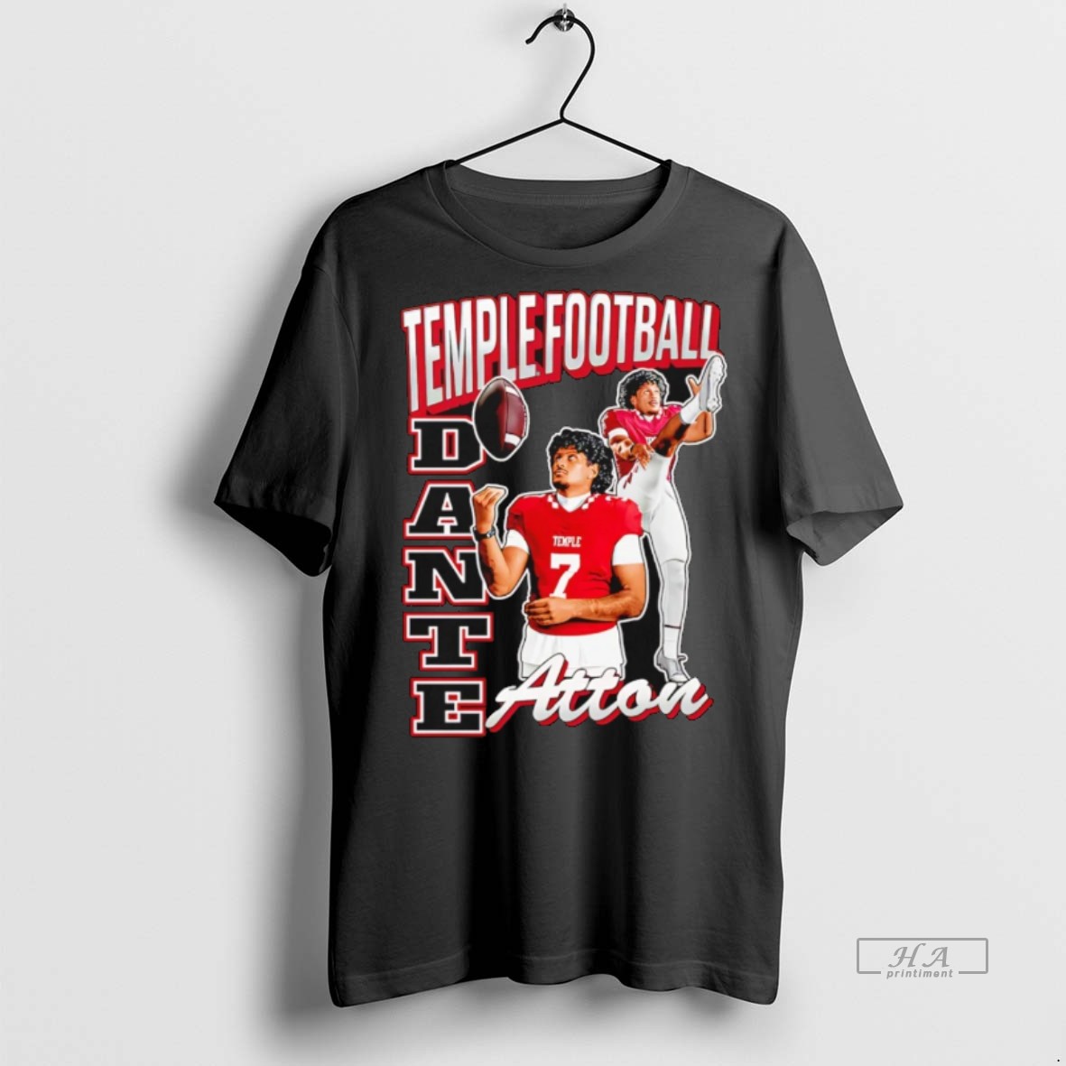 Trendy Official Dante Atton Temple Owls Punter 90s Tee Sweater Hoodie 2