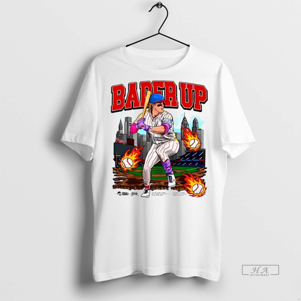 Trendy Official Harrison Bader Bader Up Tee Sweater Hoodie