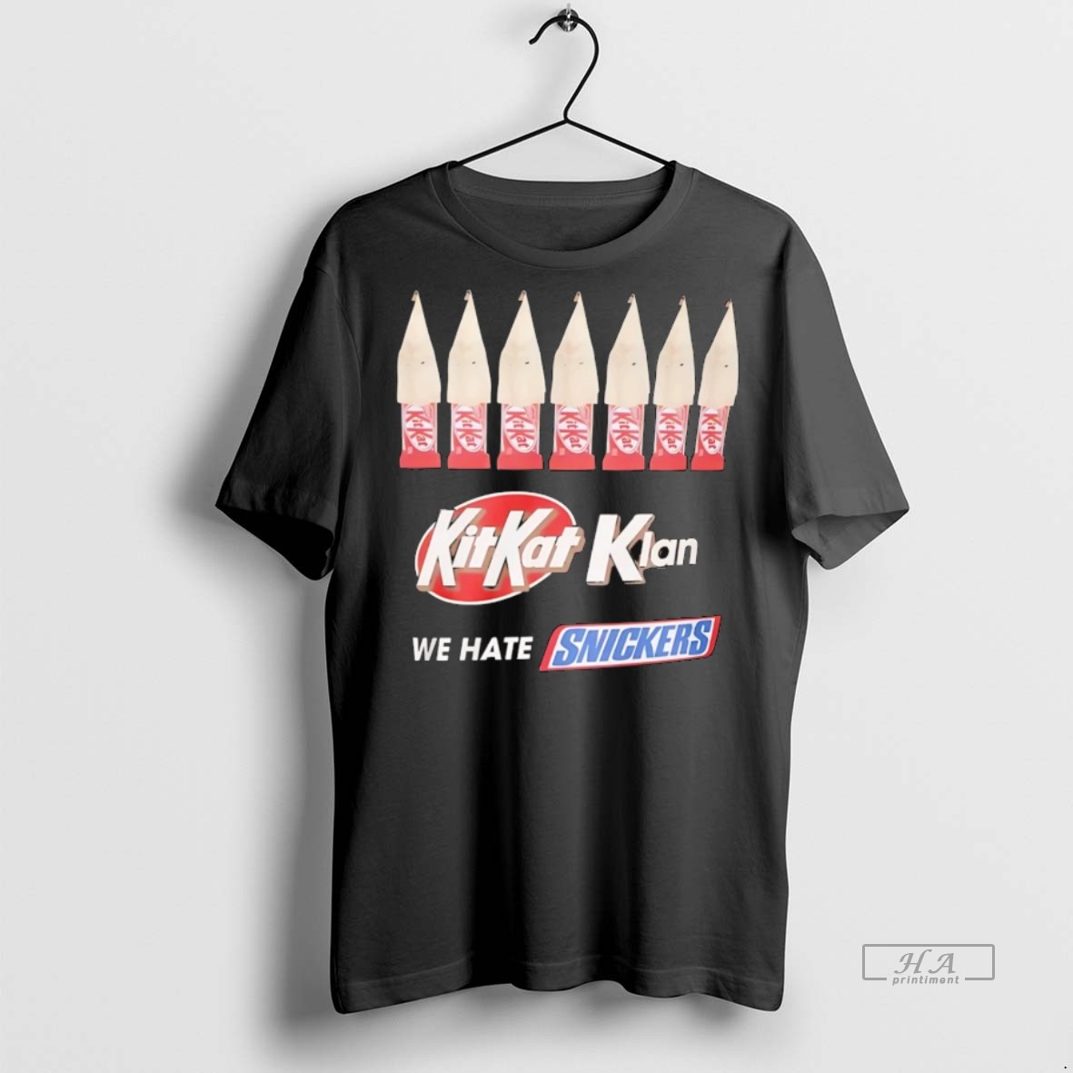Trendy Official Kitkat Klan We Hate Snickers Tee Sweater Hoodie