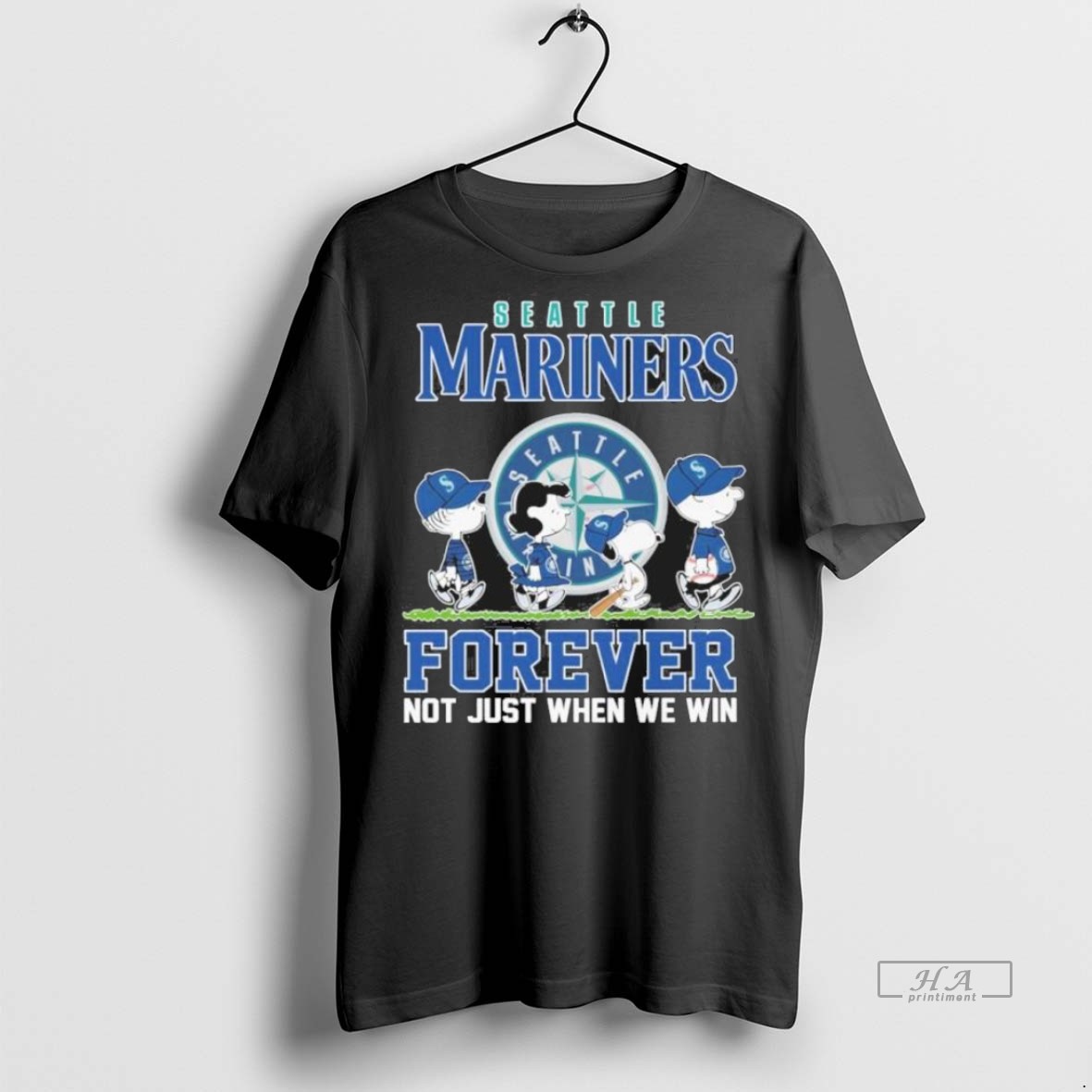 Trendy Official Postseason The Peanuts X Seattle Mariners Forever Not Just When We Win Tee Sweater Hoodie