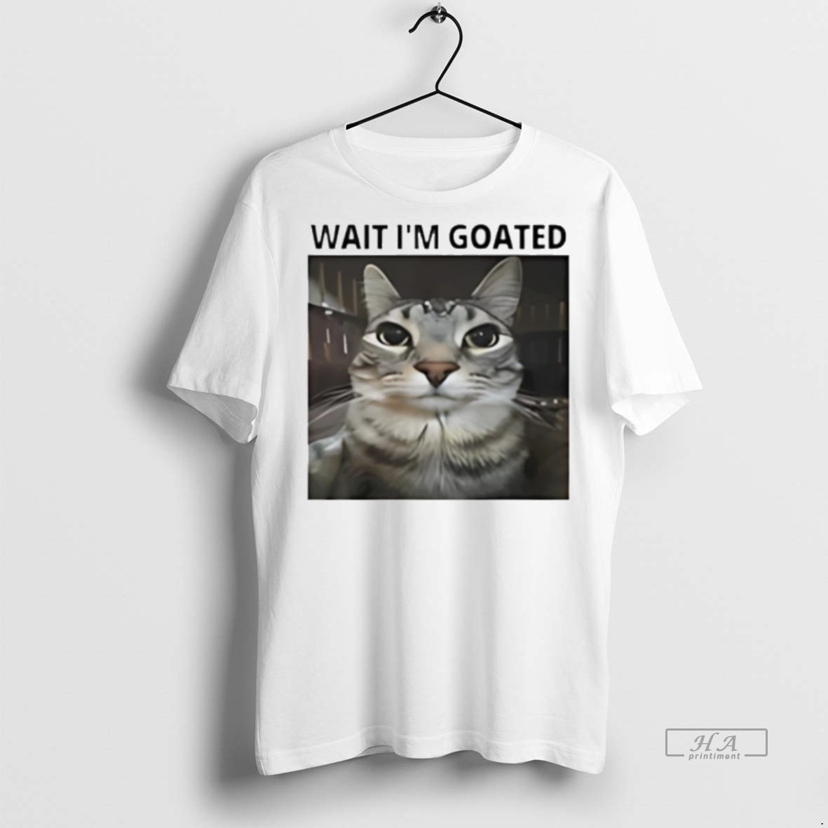 Trendy Official Wait Im Goated Cat Funny Tee Sweater Hoodie