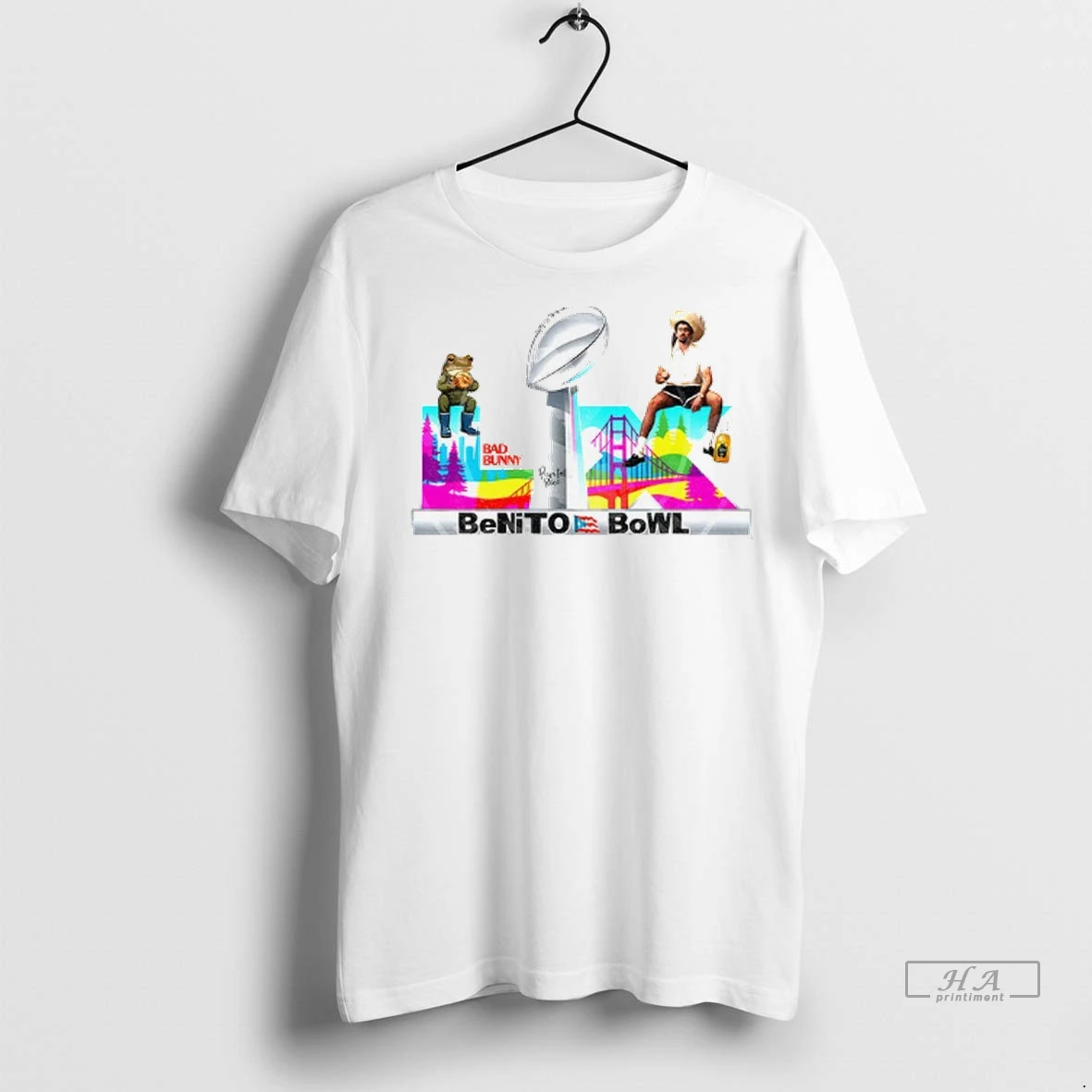 Trendy Officials Bad Bunny Benito Bowl Puerto Rico Flag Super Bowl 2025 Retro Shirt Sweater