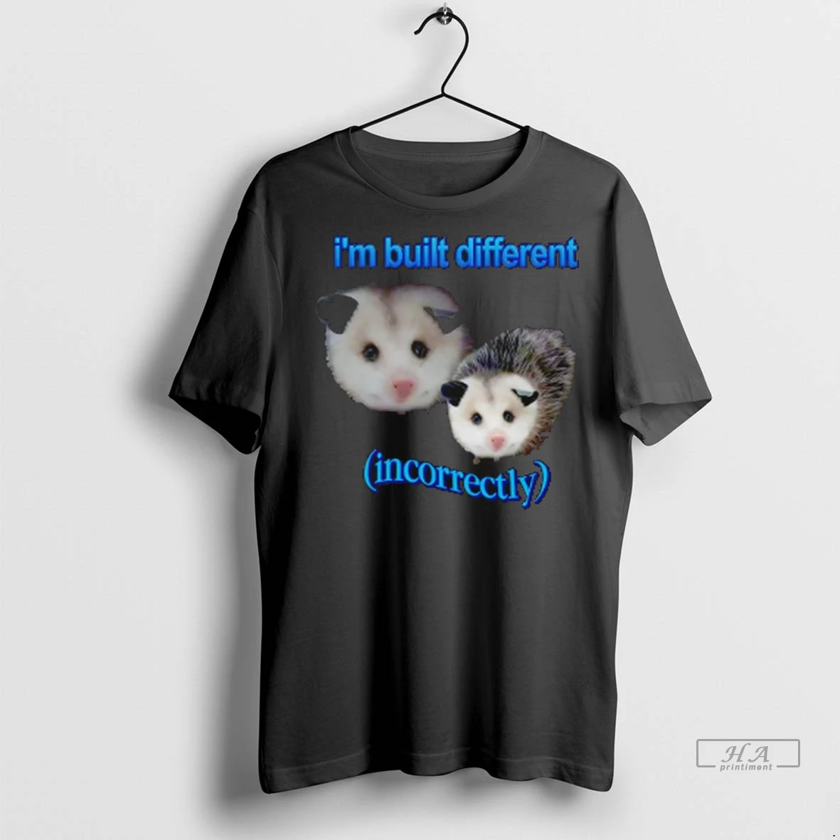 Trendy Officials Im Built Different Incorrectly Possum Shirt Sweater
