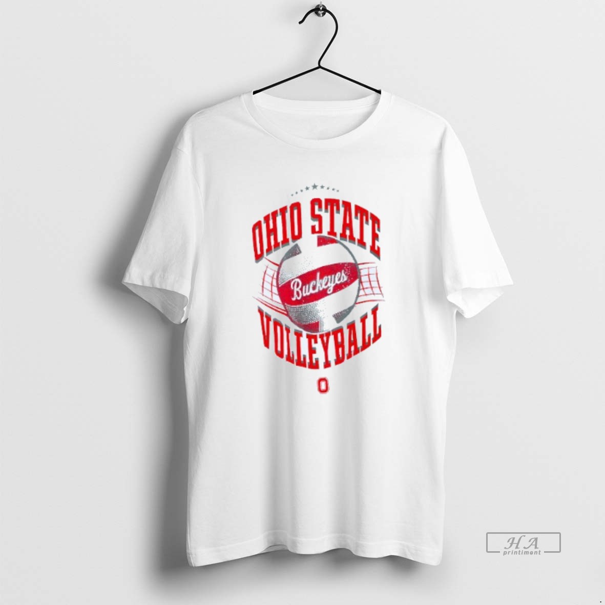 Trendy Ohio State Buckeyes Volleyball Wnba Mens White Tee Tee Shirt