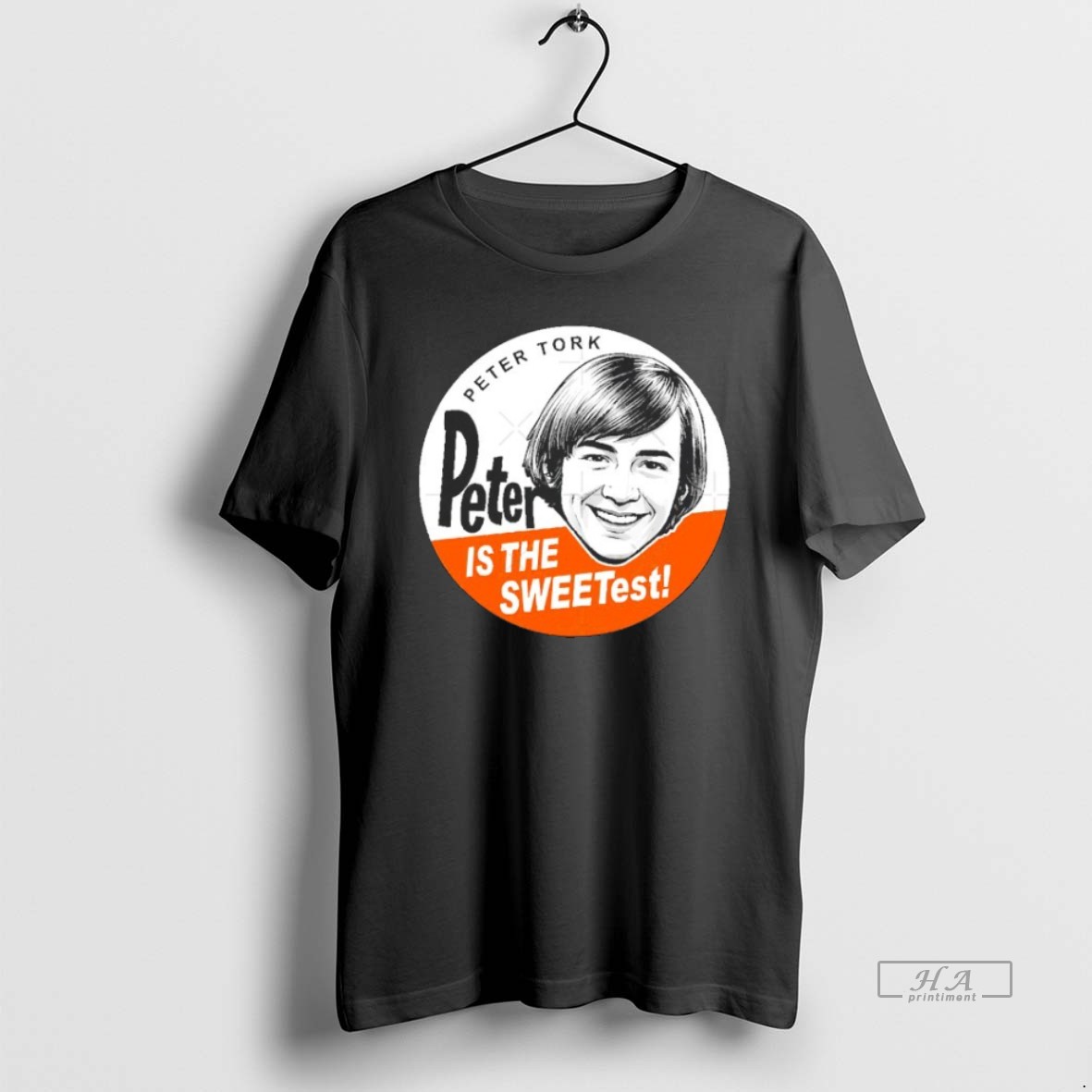 Trendy Peter Tork Peter Is The Sweetest Blackshirt Tee Shirt 2