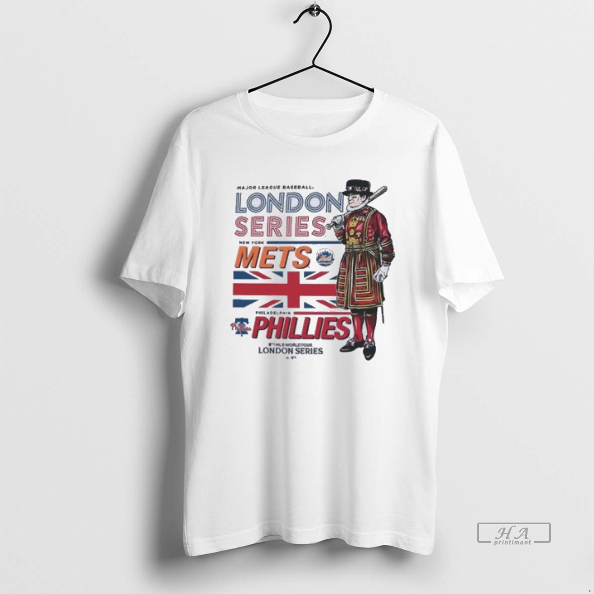 Trendy Philadelphia Phillies Vs New York Mets Dueling London Game Tee Shirt