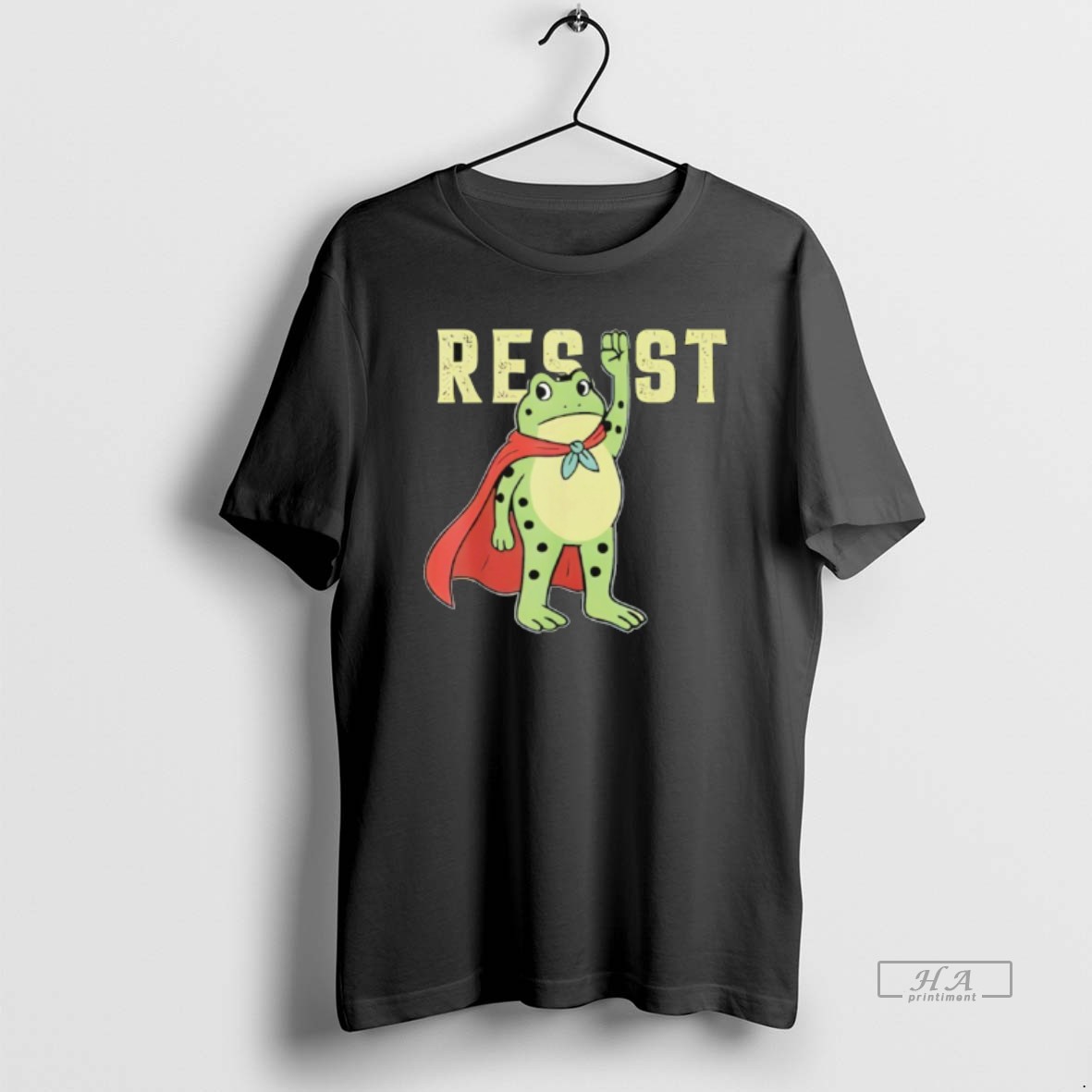 Trendy Resist Frog Portland Frog Protest Frog Tee Shirt