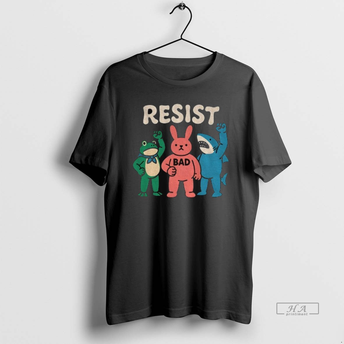 Trendy Resist Portland Frog And Friends Tee Shirt