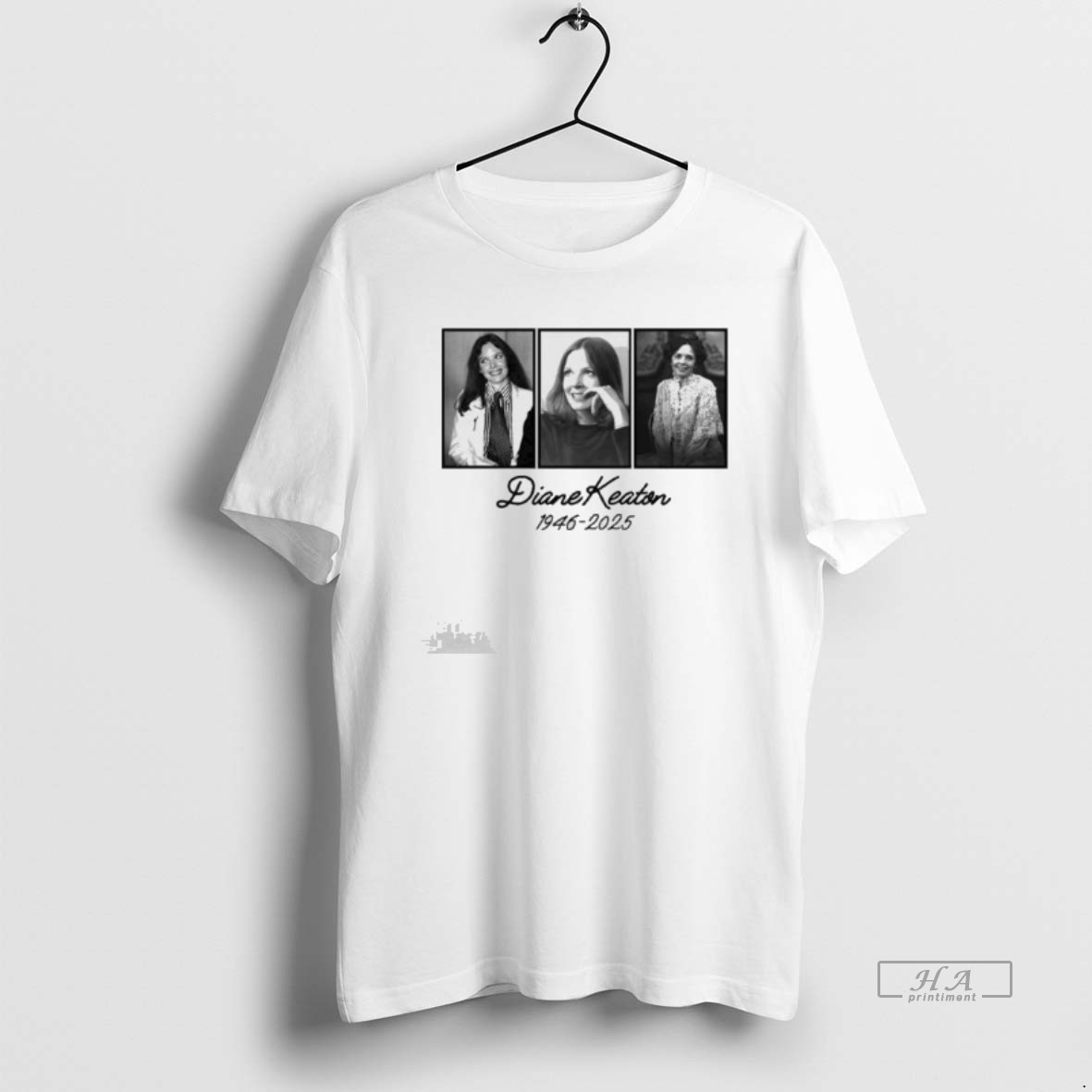 Trendy Rip Diane Keaton 1946 2025 Legend American Actor Tee Shirt