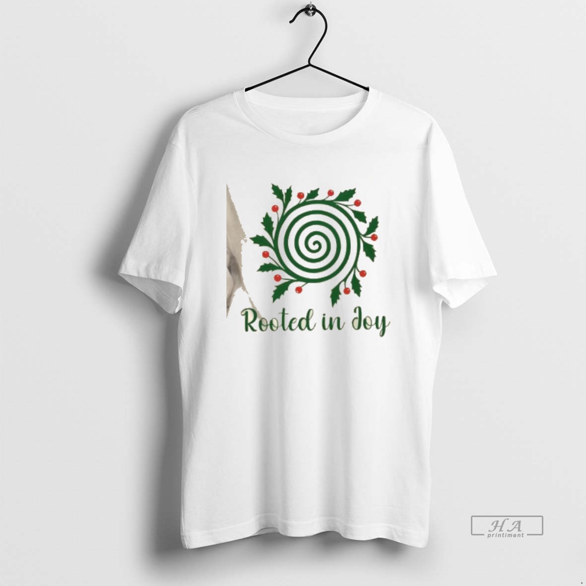 Trendy Rooted In Joy Christmas Tee Shirt