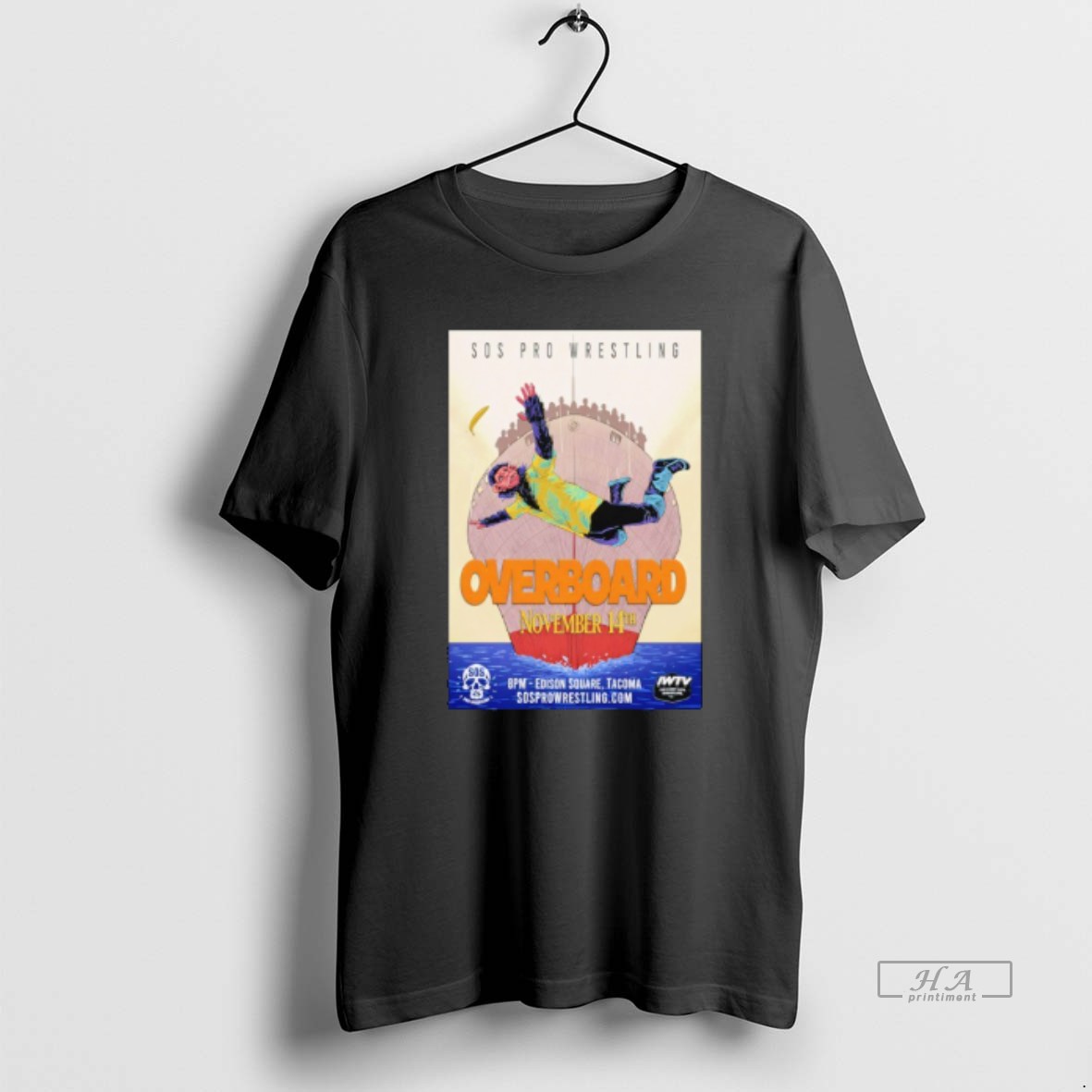 Trendy Sos Pro Wrestling Fall Tour 2025 Tacoma Wa Tee Shirt