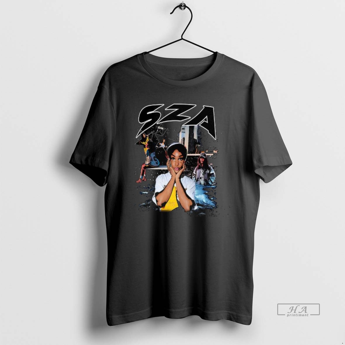 Trendy Sza Starry Sky Collage Music Lover Tee Shirt