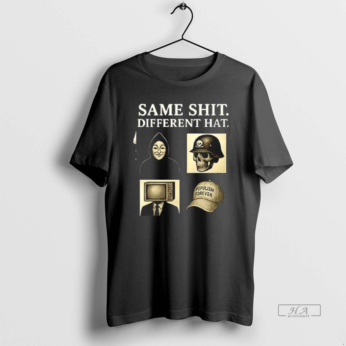 Trendy Same Shit Different Hat Vintage Tee Shirt