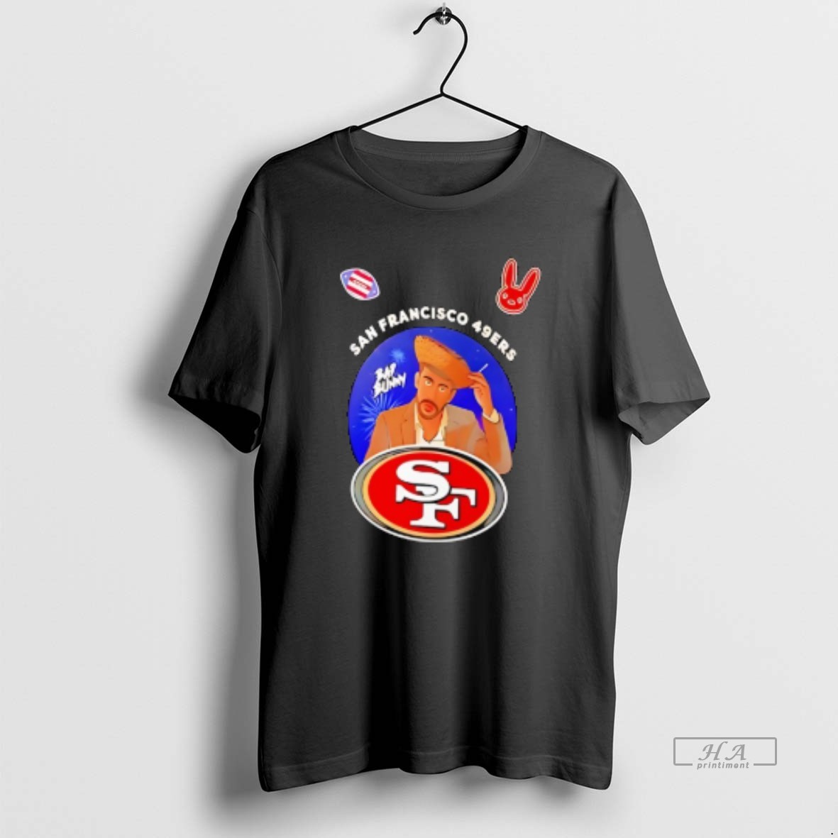 Trendy San Francisco 49ers X Bad Bunny Benito Super Bowl Lx 2026 Tee Shirt