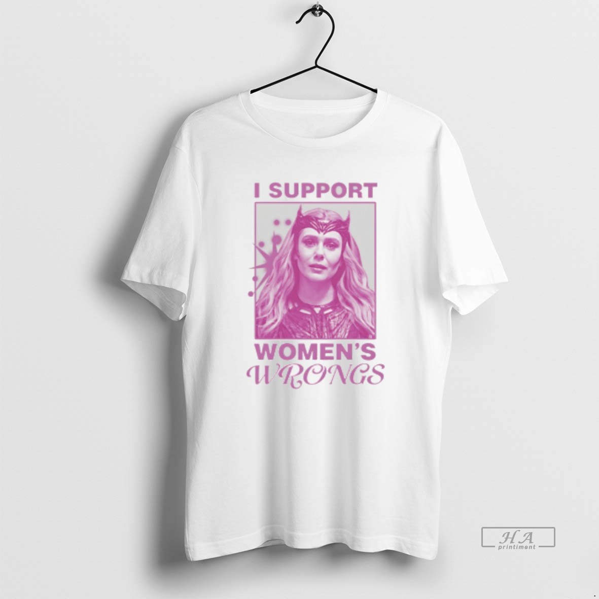 Trendy Scarlet Witch I Support Womens Wrongs Tee Shirt