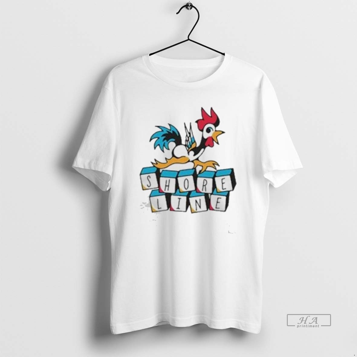 Trendy Shoreline Rooster 2025 Tee Shirt 2