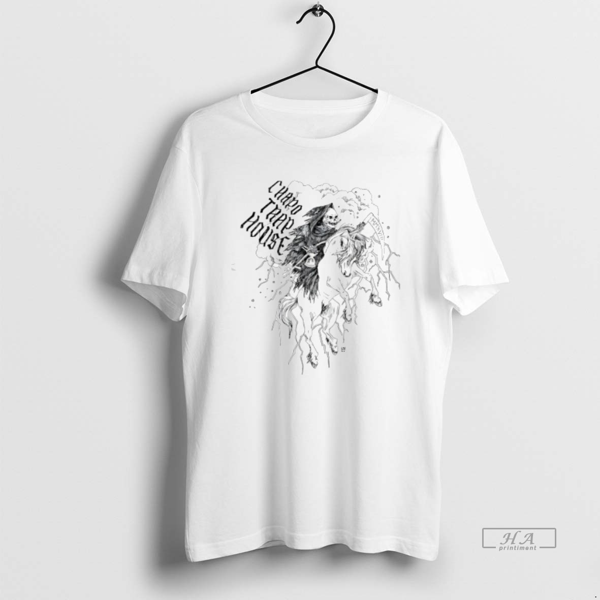 Trendy Skeleton Chapo Trap House Reaper Mmxviii Death Is Coming Tee Shirt