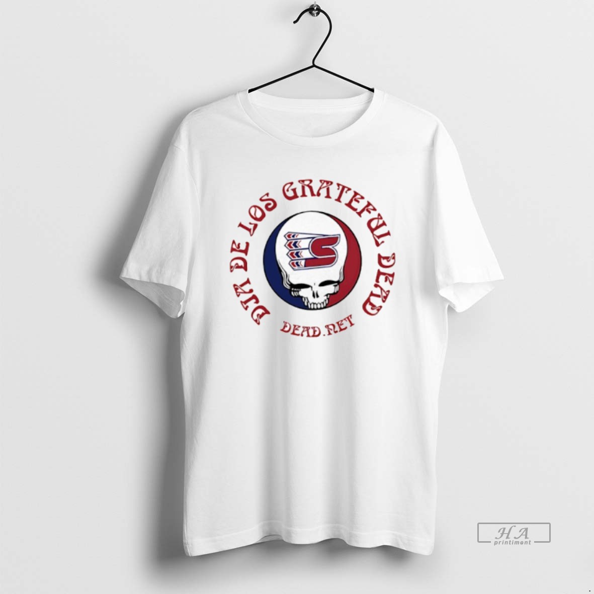 Trendy Spokane Chiefs X Steal Your Face Dia De Los Grateful Dead Logo Tee Shirt
