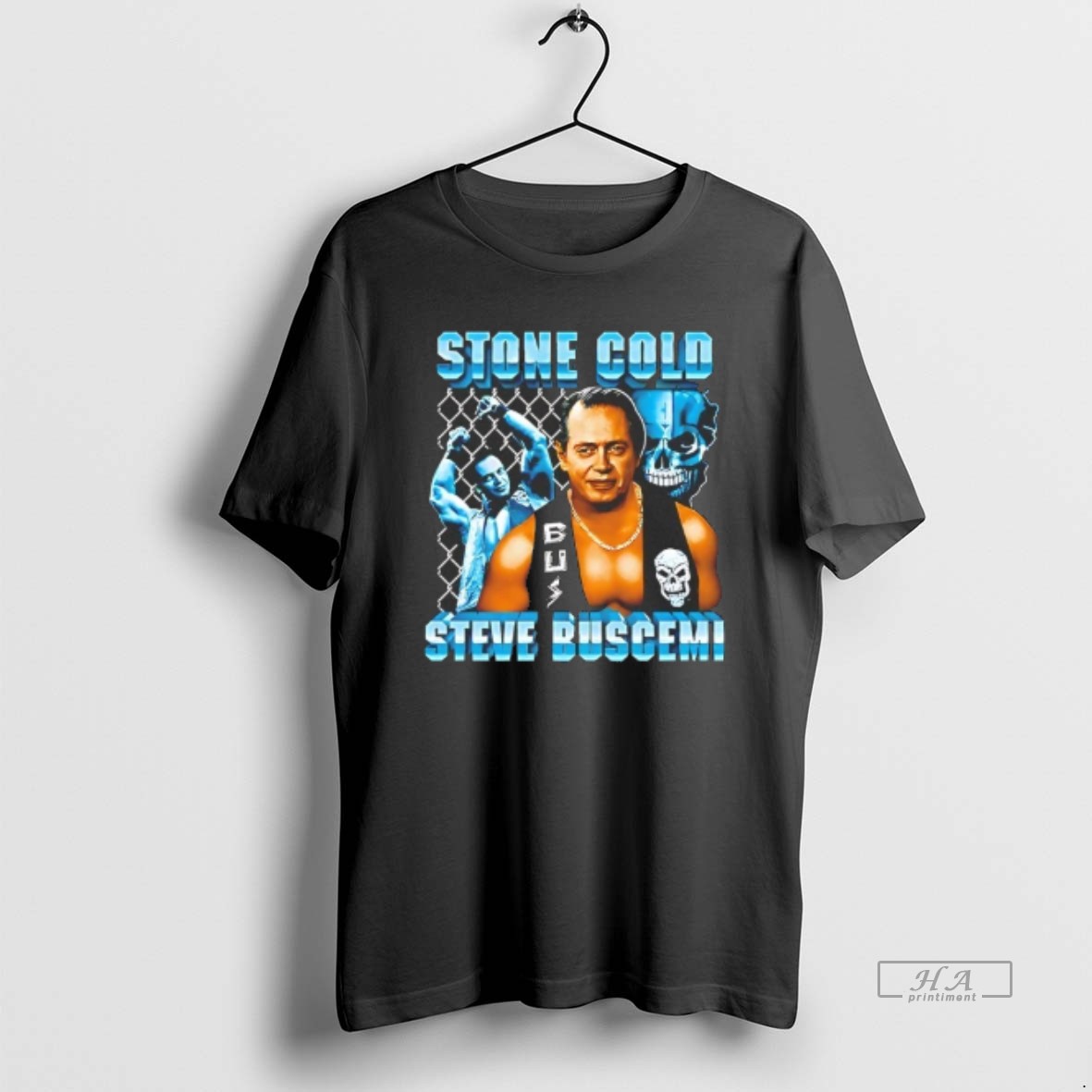 Trendy Stone Cold Steve Buscemi Picture Collage Vintage Tee Shirt