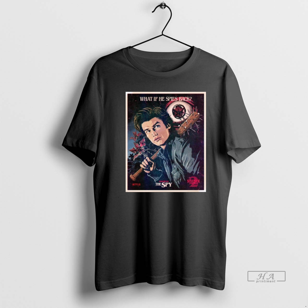 Trendy Stranger Things 2 X Butcher Billy Chapter 6 The Spy What If He Spies Back Tee Shirt