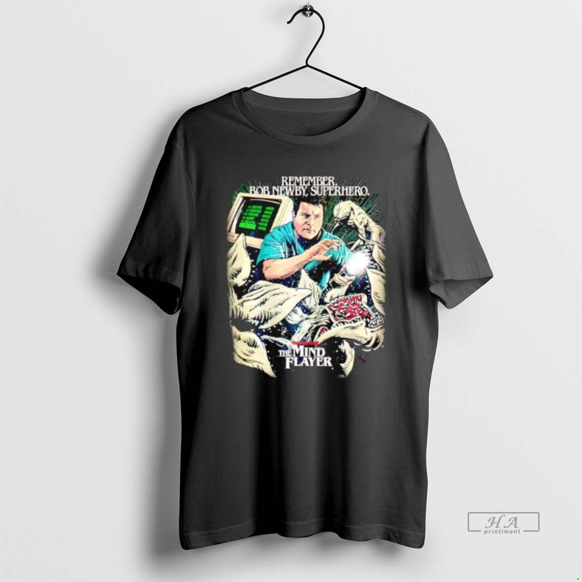 Trendy Stranger Things Season 2 X Butcher Billy The Mind Flayer Remember Bob Newby Superhero Tee Shirt