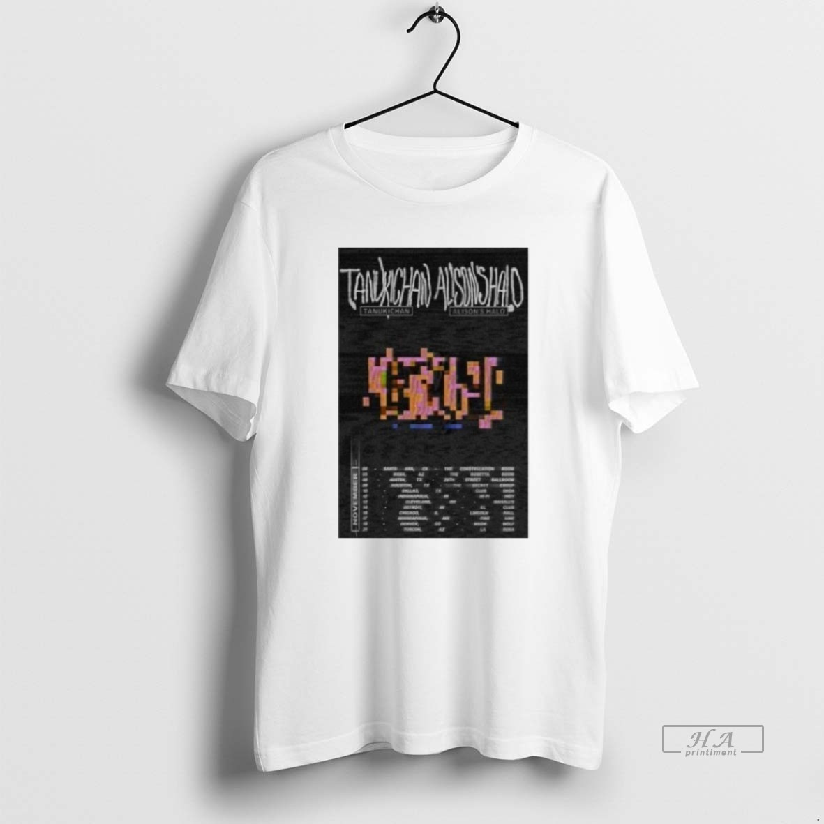 Trendy Tanukichan Alison Halo Tour 2025 Tee Shirt