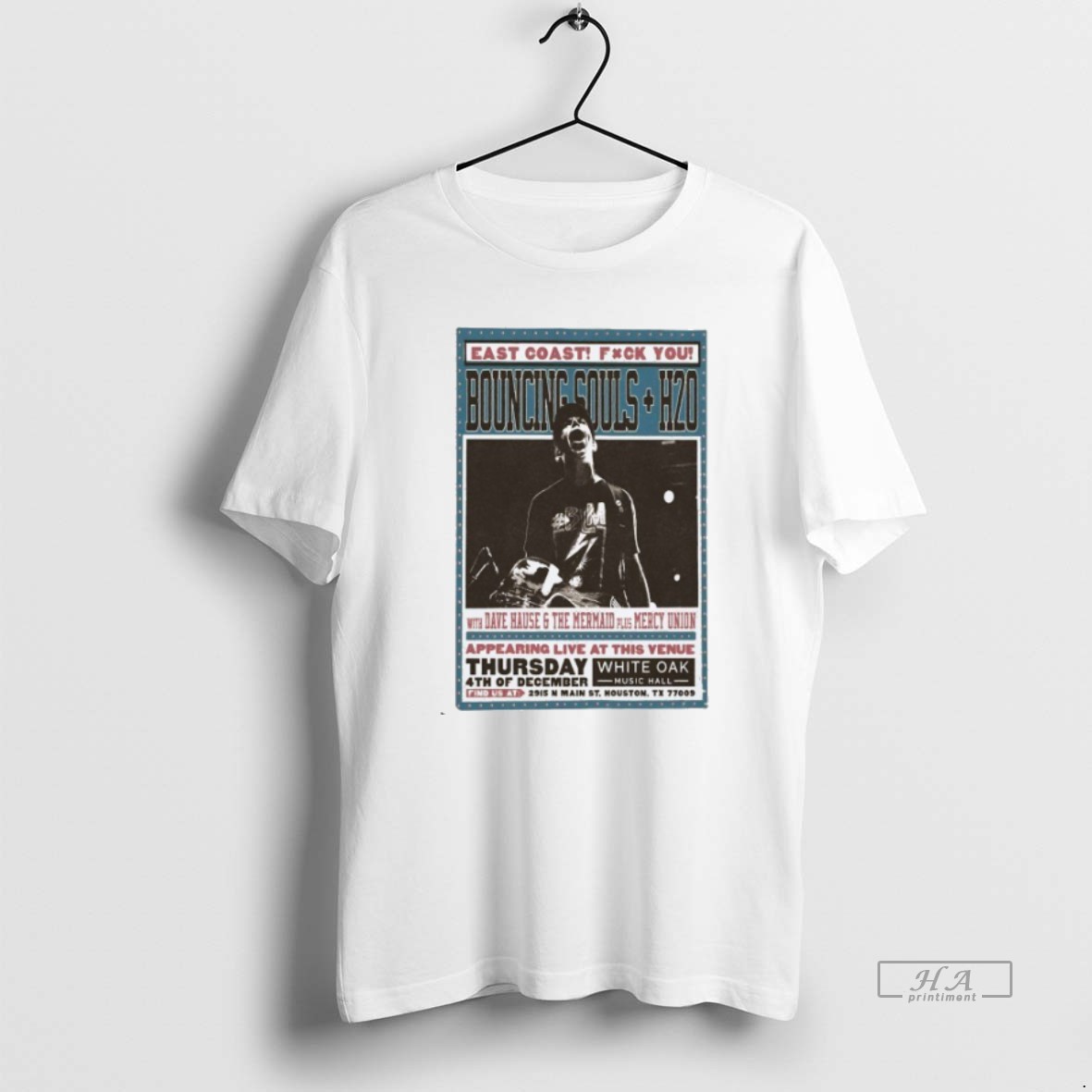 Trendy The Bouncing Souls White Oak Music Hall In Houston Tx December 4 2025 Tee Shirt