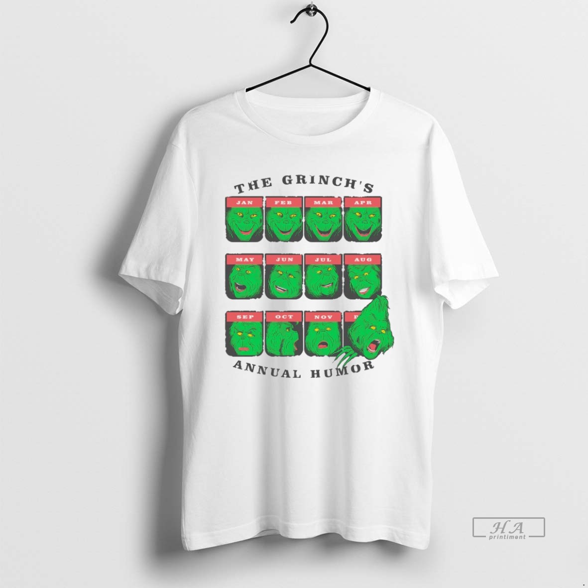 Trendy The Grinchs Annual Mood White Tee Shirt