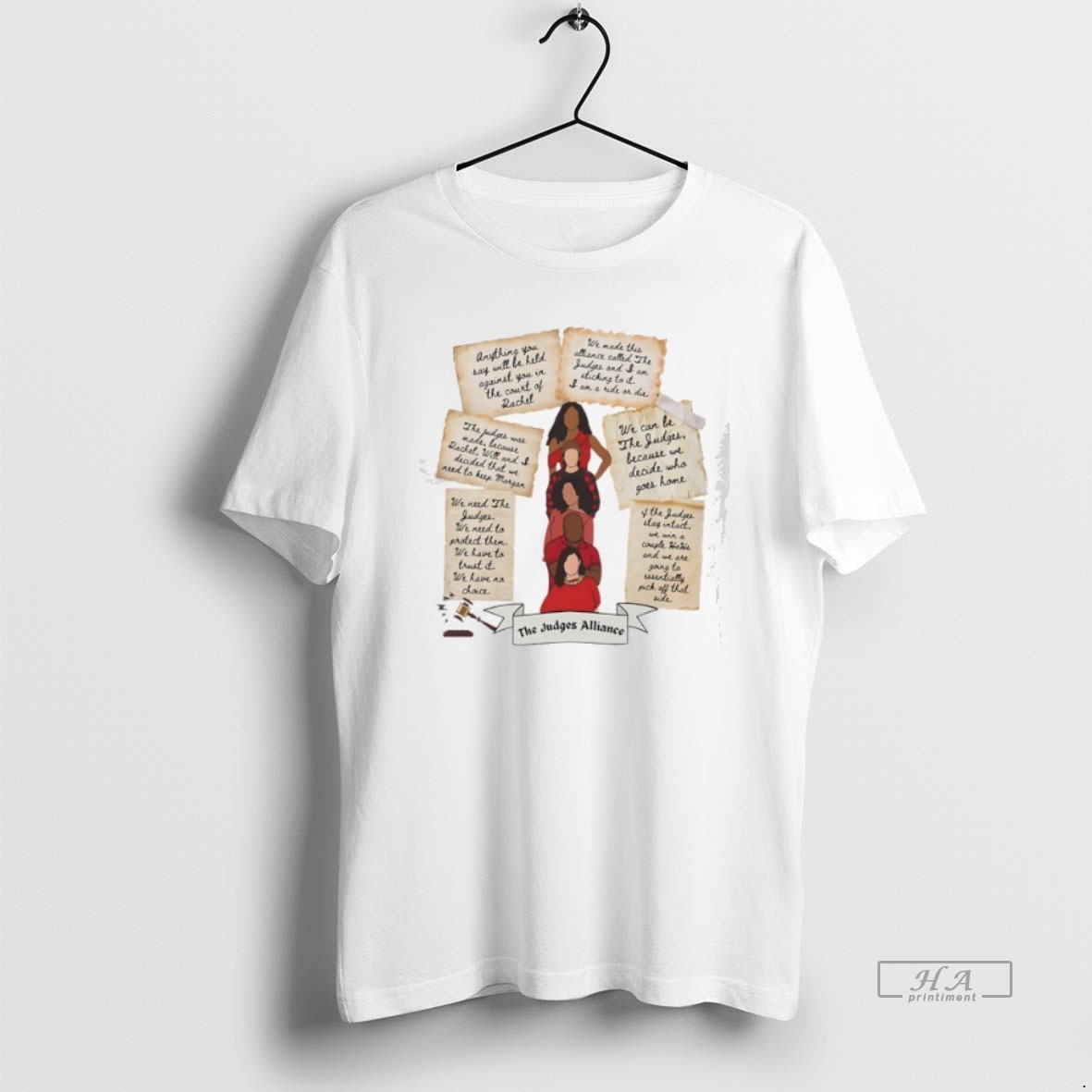 Trendy The Judges Alliance Rachel Will And Morgan Tee Shirt
