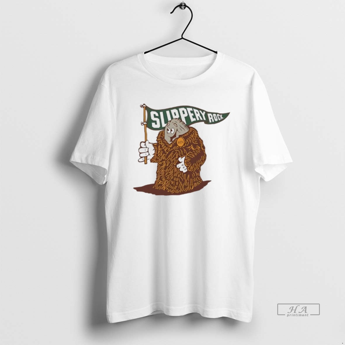 Trendy The Rock Slippery Rock Mascot Tee Shirt