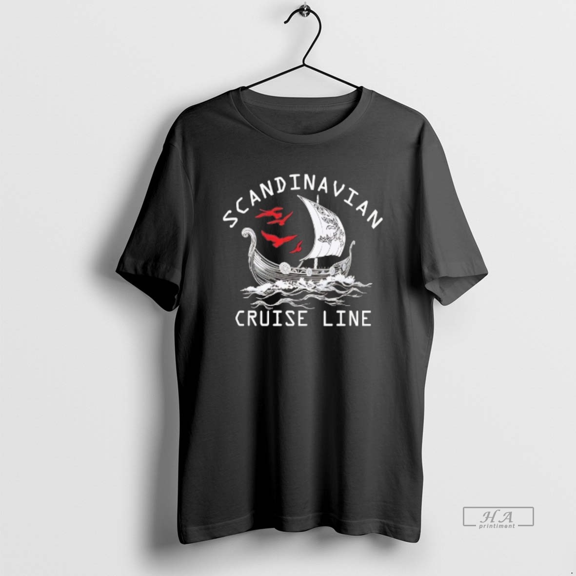 Trendy Viking Scandinavian Cruise Line Tee Shirt