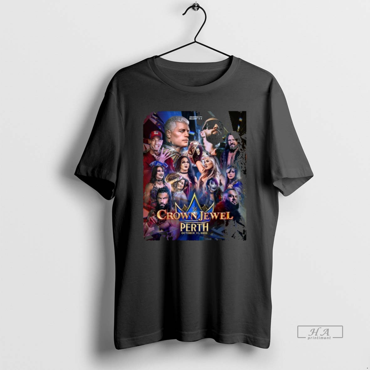 Trendy Wwe Crown Jewel Perth October 11 2025 Tee Shirt