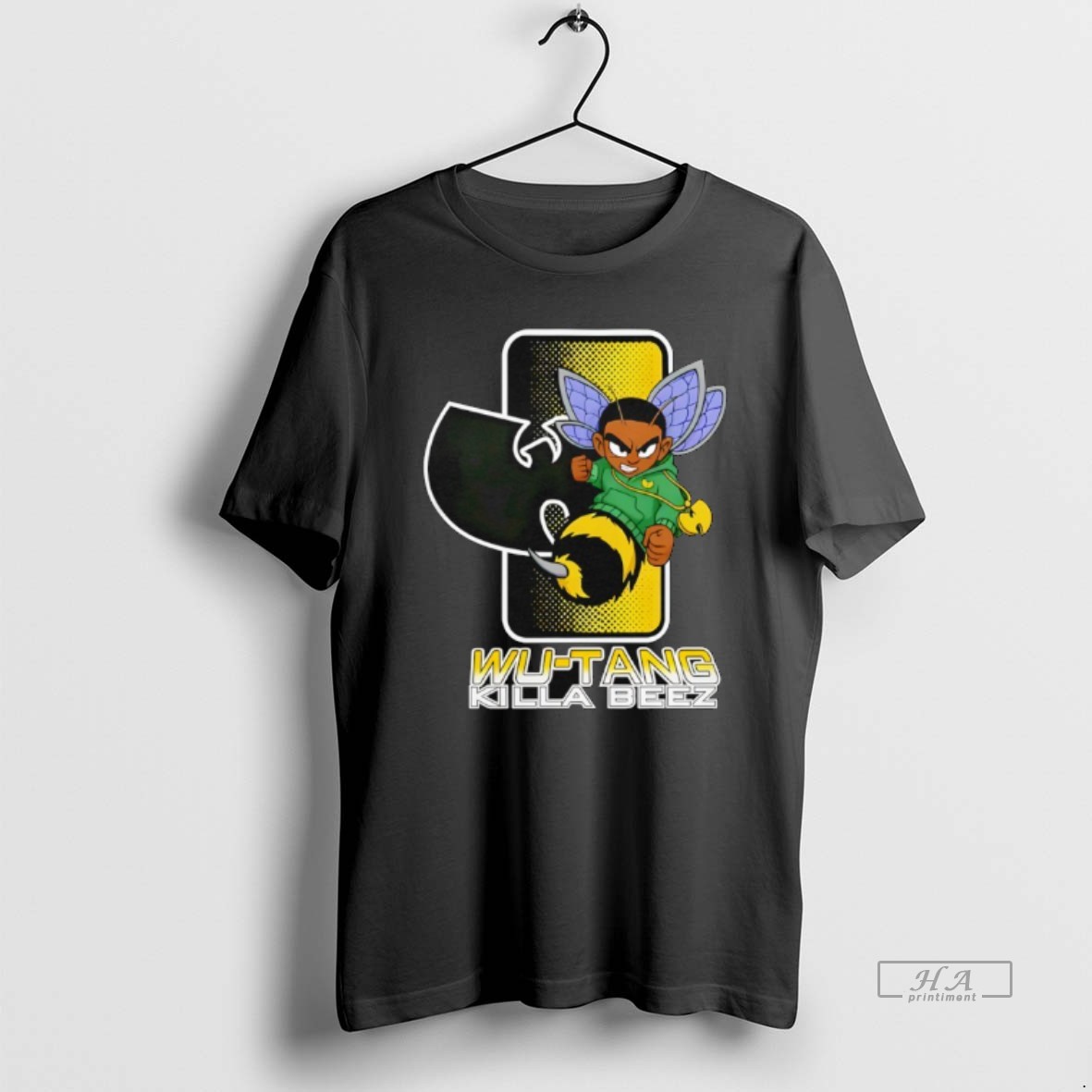 Trendy Wu Tang Clan Kartoon Killa Beez Tee Shirt