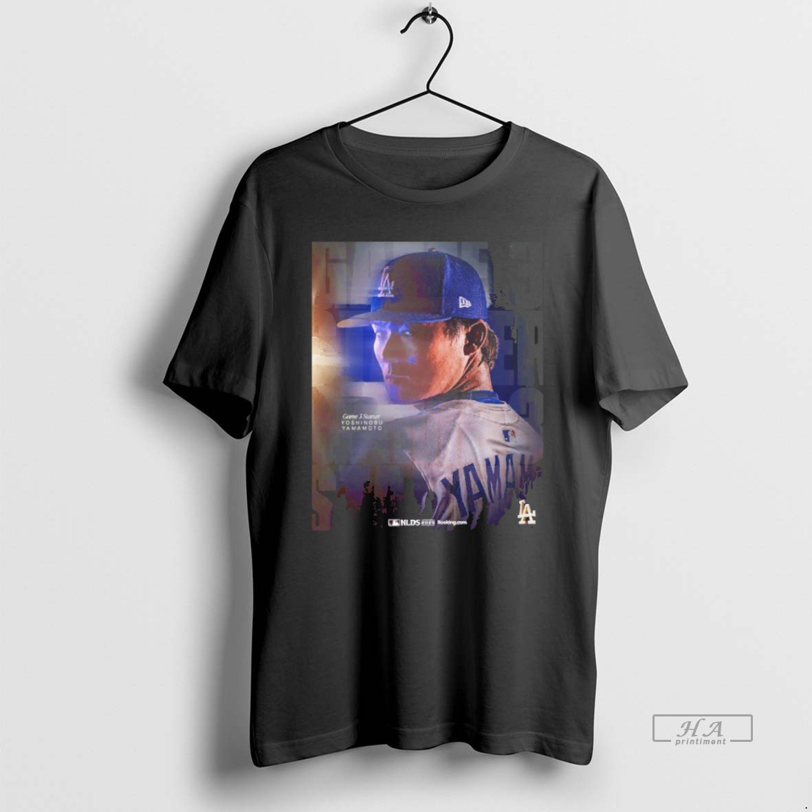 Trendy Yoshinobu Yamamoto Los Angeles Dodgers Game 3 Starter Mlb Nlds 2025 Blackshirt Tee Shirt 2