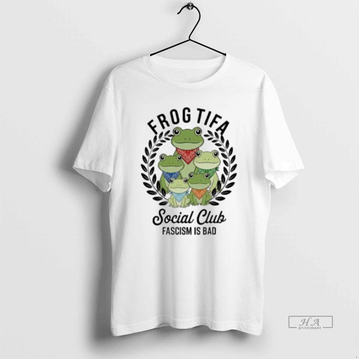 Trendy Frog Tifa Social Club Fascism Is Bad Portland Frog Tee Shirt