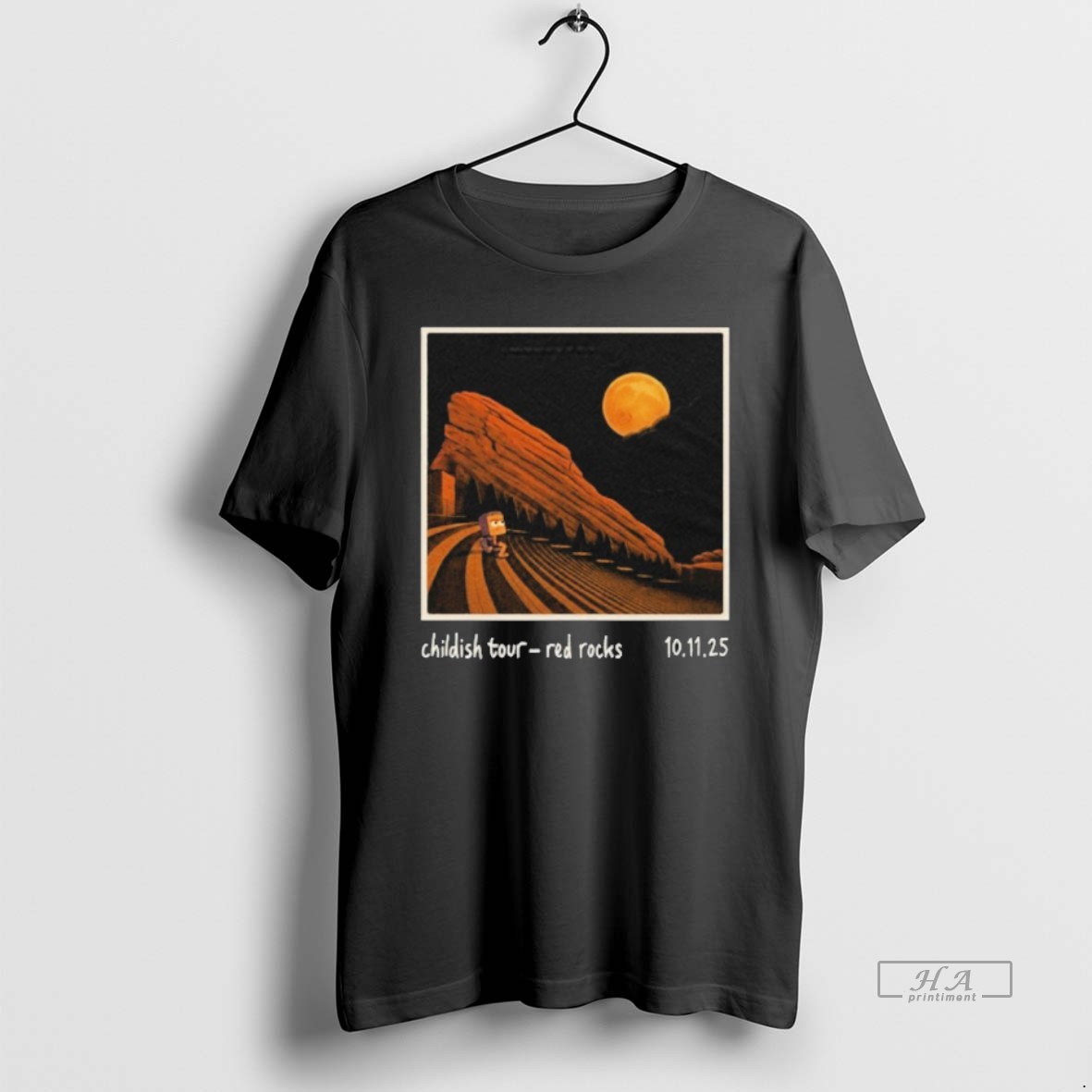 Trendy Lane 8 Childish Tour Morrison Colorado Red Rocks Oct 11 2025 Tee Shirt