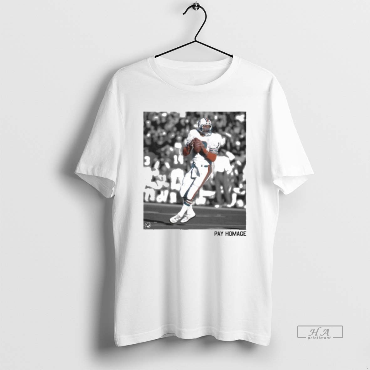 Trendy Miami Dolphins Dan Marino Homage Ash Pay Homage Tee Shirt