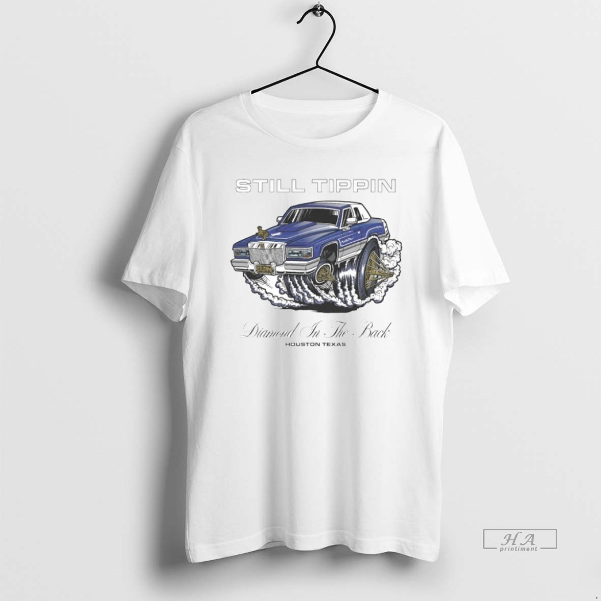 Trendy Still Tippin Diamond In The Back Houston Texas Tee Shirt