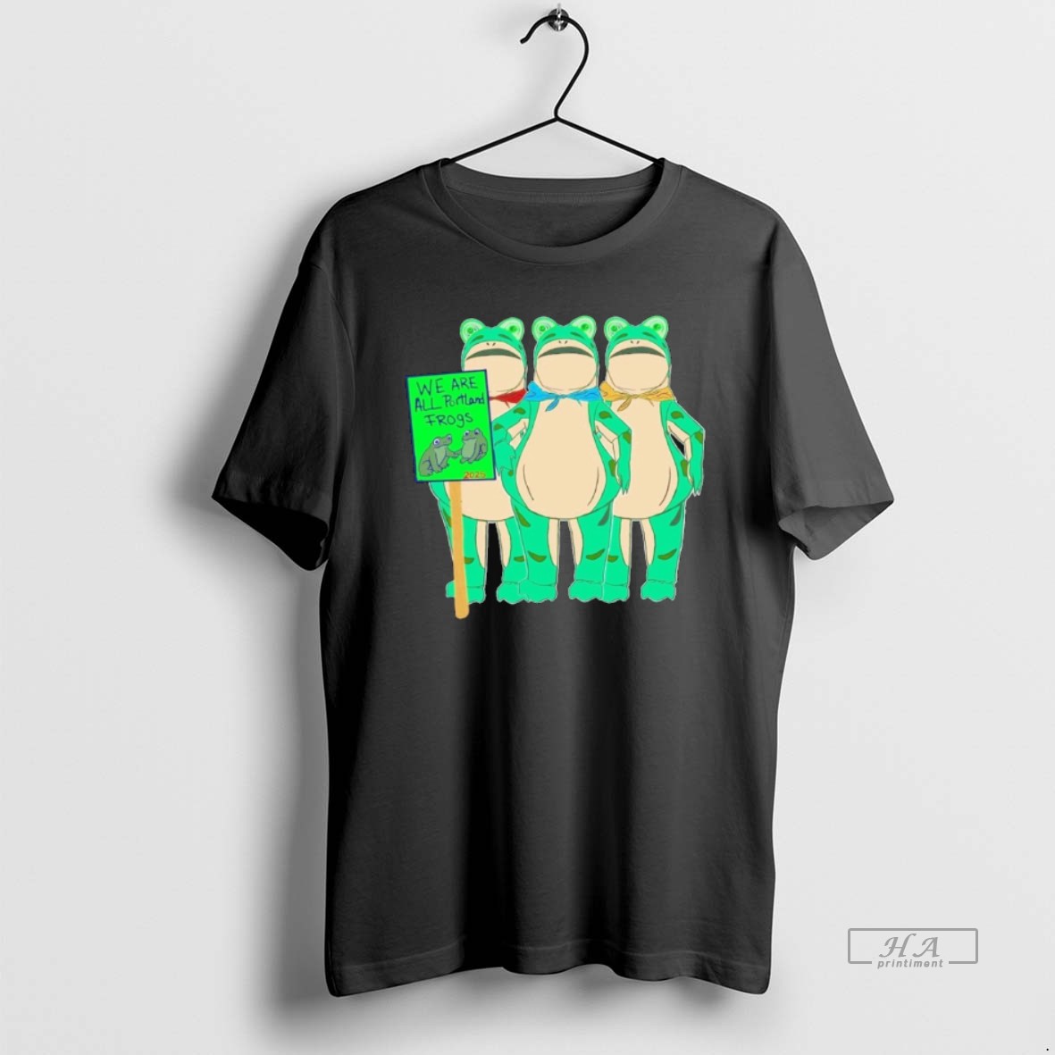Trendy The Portland Frog Why Did The Frog Cross The Road To Fight Fascism 2025 Resist Tee Shirt