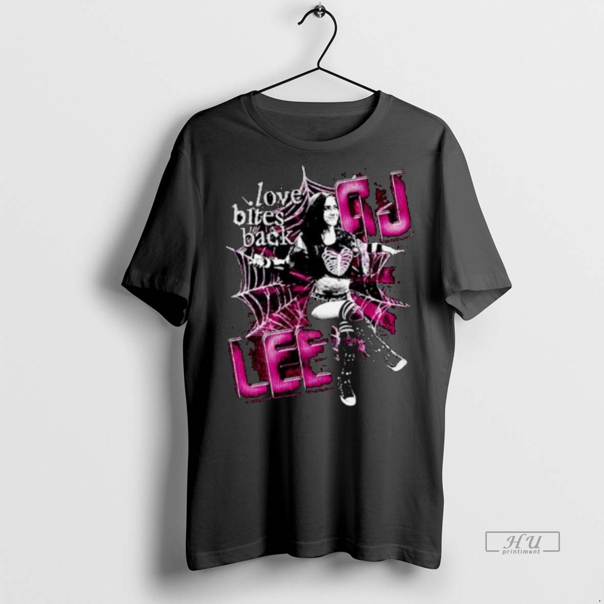 Viral Aj Lee Wwe Spider Love Bites Back Graphic Ornaments Tee Shirt Sweater Hoodie
