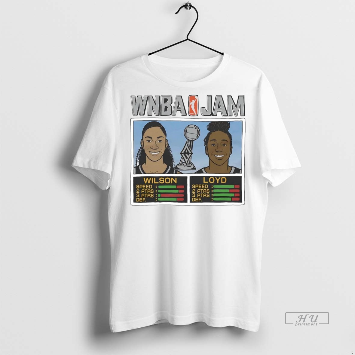 Viral Aja Wilson And Jewell Loyd Legend Wnba Jam Aces Tee Shirt Sweater Hoodie
