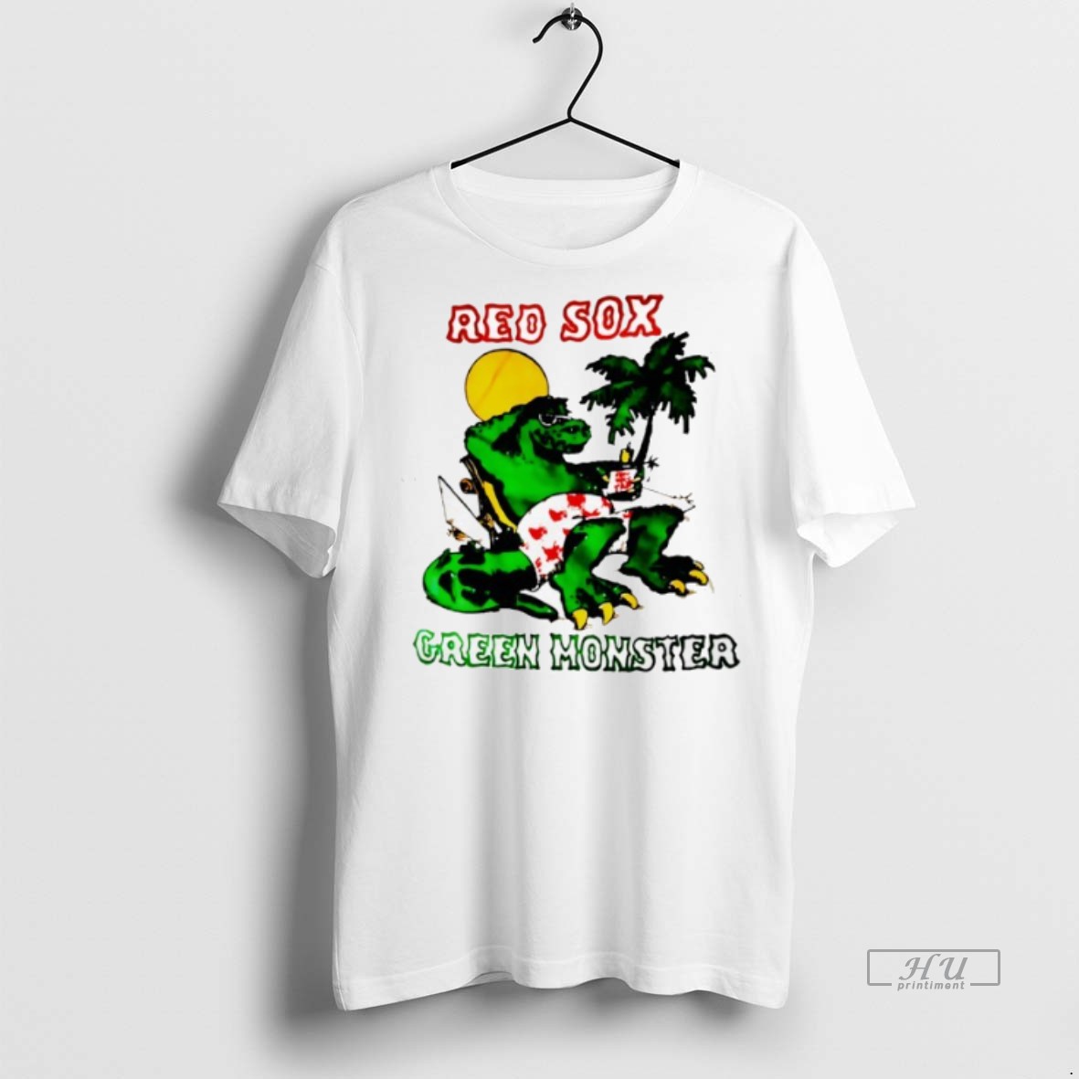 Viral Boston Red Sox Green Momster Tee Shirt Sweater Hoodie